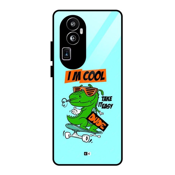 Cool Dude Glass Back Case for Oppo Reno10 Pro Plus