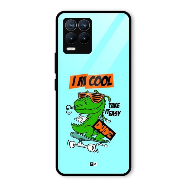 Cool Dude Glass Back Case for Realme 8 Pro