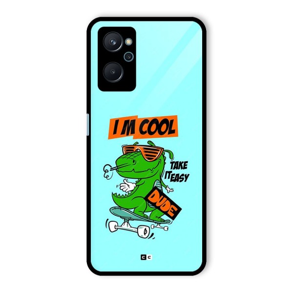 Cool Dude Glass Back Case for Realme 9i