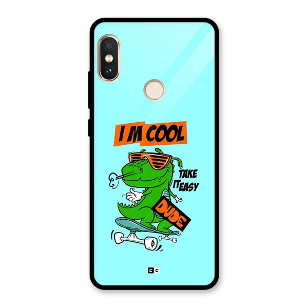 Cool Dude Glass Back Case for Redmi Note 5 Pro