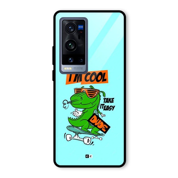 Cool Dude Glass Back Case for Vivo X60 Pro Plus