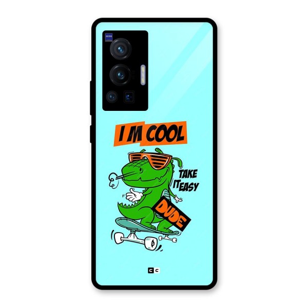 Cool Dude Glass Back Case for Vivo X70 Pro