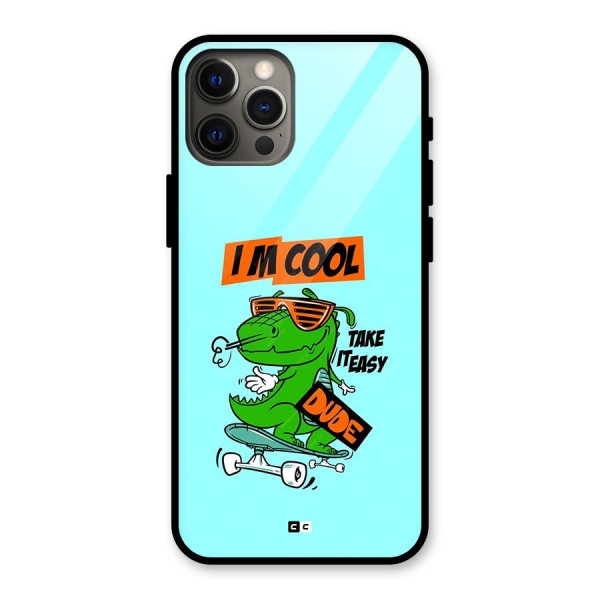 Cool Dude Glass Back Case for iPhone 12 Pro Max