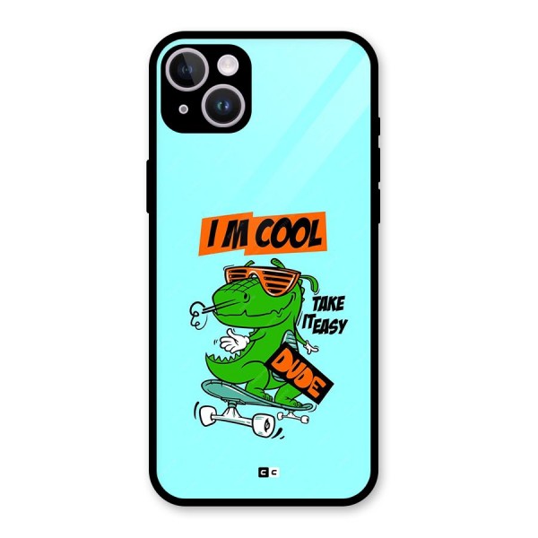 Cool Dude Glass Back Case for iPhone 14 Plus