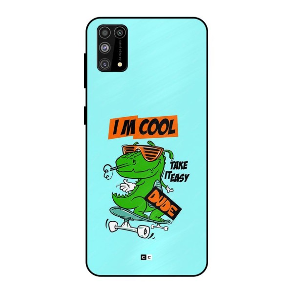 Cool Dude Metal Back Case for Galaxy M31