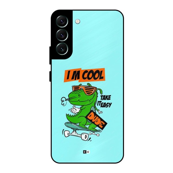 Cool Dude Metal Back Case for Galaxy S22 Plus 5G