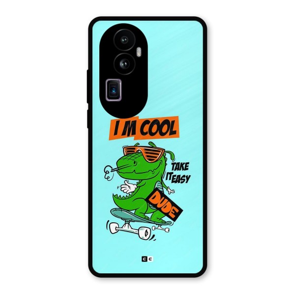 Cool Dude Metal Back Case for Oppo Reno10 Pro Plus