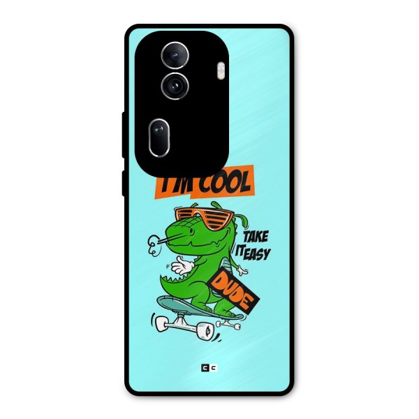 Cool Dude Metal Back Case for Oppo Reno11 Pro 5G