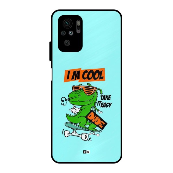 Cool Dude Metal Back Case for Redmi Note 10