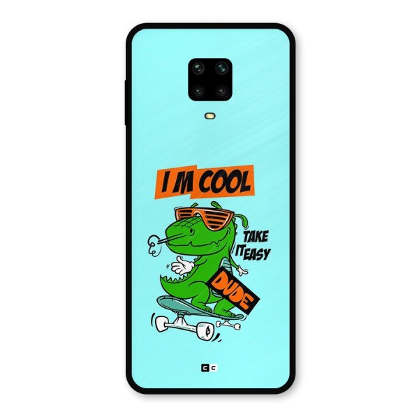 Cool Dude Metal Back Case for Redmi Note 9 Pro Max