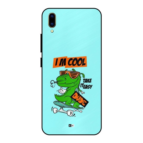 Cool Dude Metal Back Case for Vivo V11 Pro