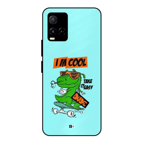 Cool Dude Metal Back Case for Vivo Y21T