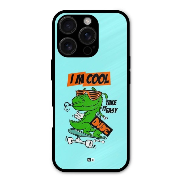Cool Dude Metal Back Case for iPhone 16 Pro