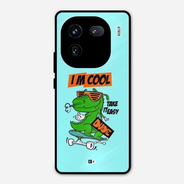 Cool Dude Metal Back Case for iQOO 12