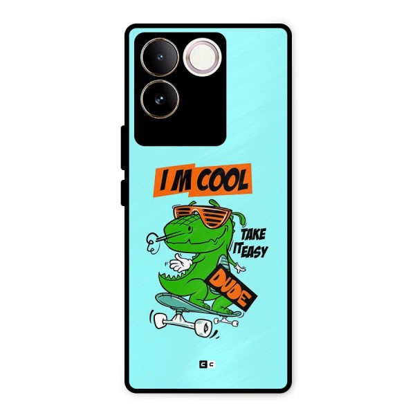 Cool Dude Metal Back Case for iQOO Z7 Pro