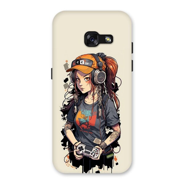 Cool Gamer Girl Back Case for Galaxy A3 (2017)