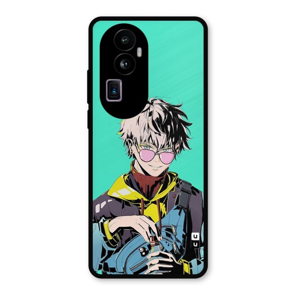 Cool Gojo Metal Back Case for Oppo Reno10 Pro Plus