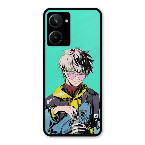 Cool Gojo Metal Back Case for Realme 10