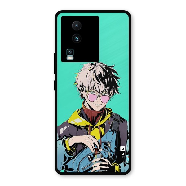 Cool Gojo Metal Back Case for iQOO Neo 7