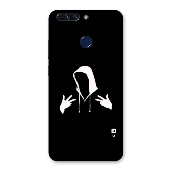 Cool Hoodie Silhouette Back Case for Honor 8 Pro
