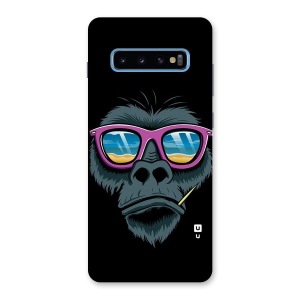Cool Monkey Beach Sunglasses Back Case for Galaxy S10 Plus