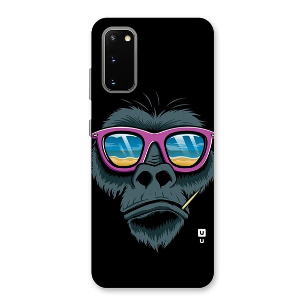 Cool Monkey Beach Sunglasses Back Case for Galaxy S20