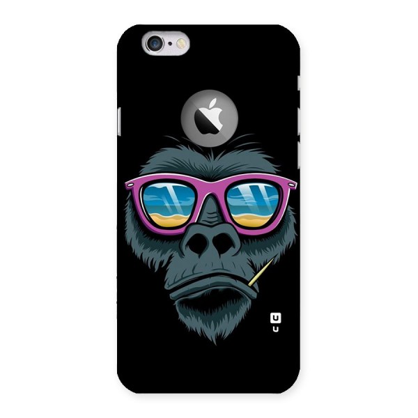 Cool Monkey Beach Sunglasses Back Case for iPhone 6 Logo Cut