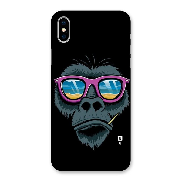 Cool Monkey Beach Sunglasses Back Case for iPhone X