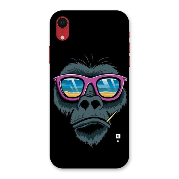 Cool Monkey Beach Sunglasses Back Case for iPhone XR