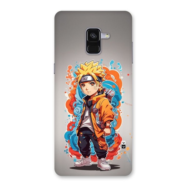 Cool Naruto Uzumaki Back Case for Galaxy A8 Plus