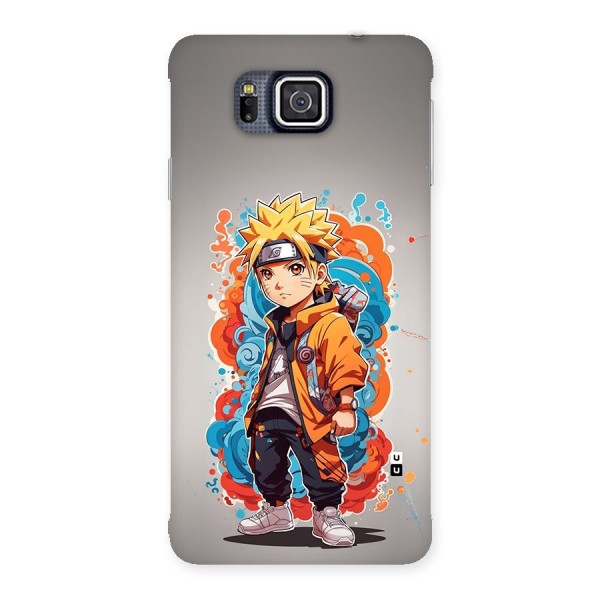 Cool Naruto Uzumaki Back Case for Galaxy Alpha