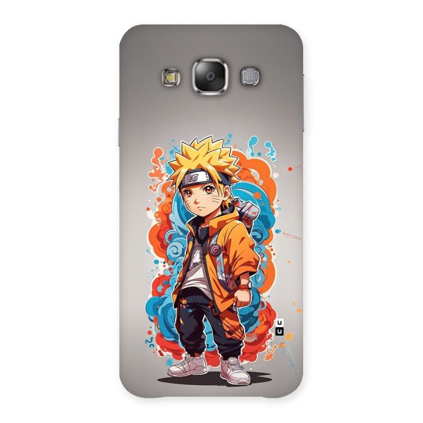 Cool Naruto Uzumaki Back Case for Galaxy E7