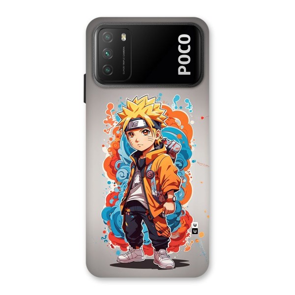 Cool Naruto Uzumaki Back Case for Poco M3