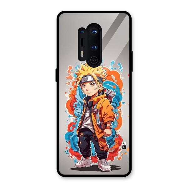 Cool Naruto Uzumaki Glass Back Case for OnePlus 8 Pro
