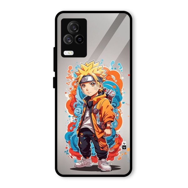 Cool Naruto Uzumaki Glass Back Case for Vivo iQOO 7 Legend 5G