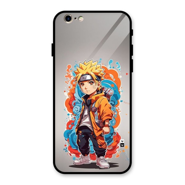 Cool Naruto Uzumaki Glass Back Case for iPhone 6 6S