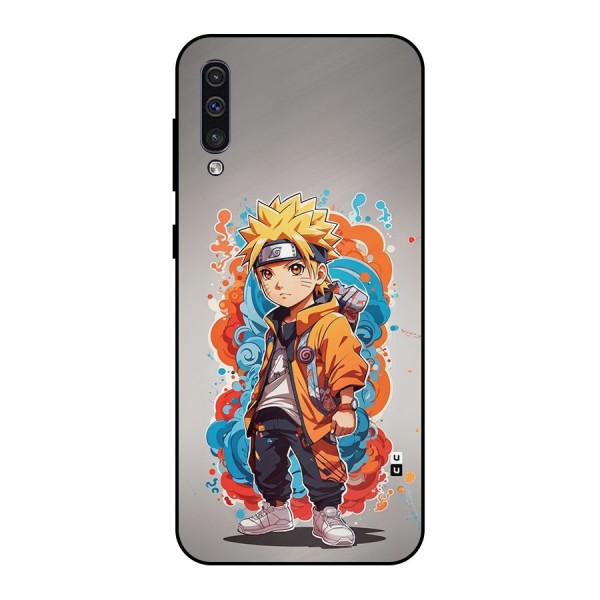 Cool Naruto Uzumaki Metal Back Case for Galaxy A30s