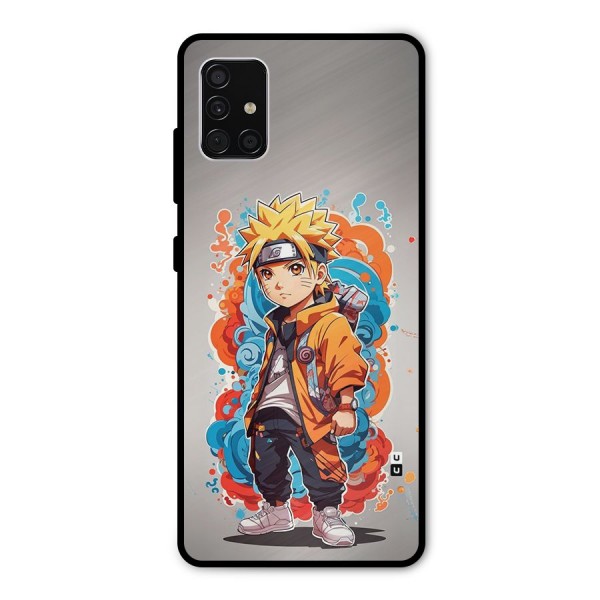 Cool Naruto Uzumaki Metal Back Case for Galaxy A51