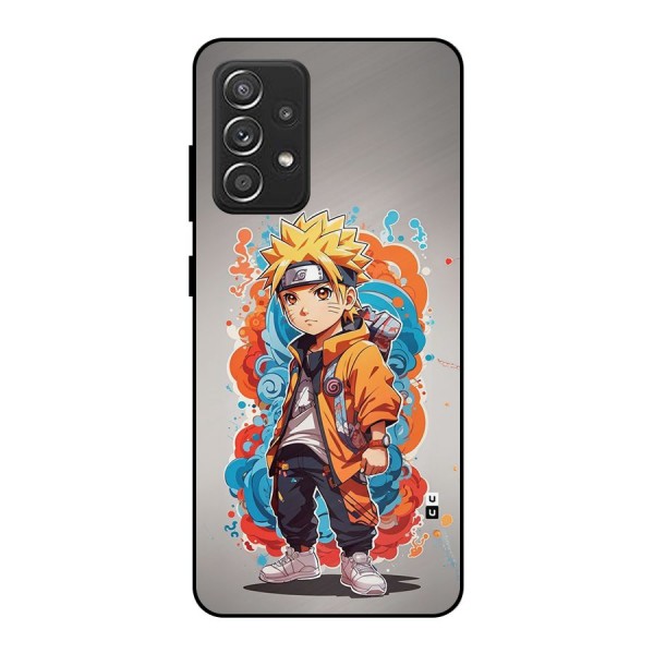Cool Naruto Uzumaki Metal Back Case for Galaxy A52s 5G