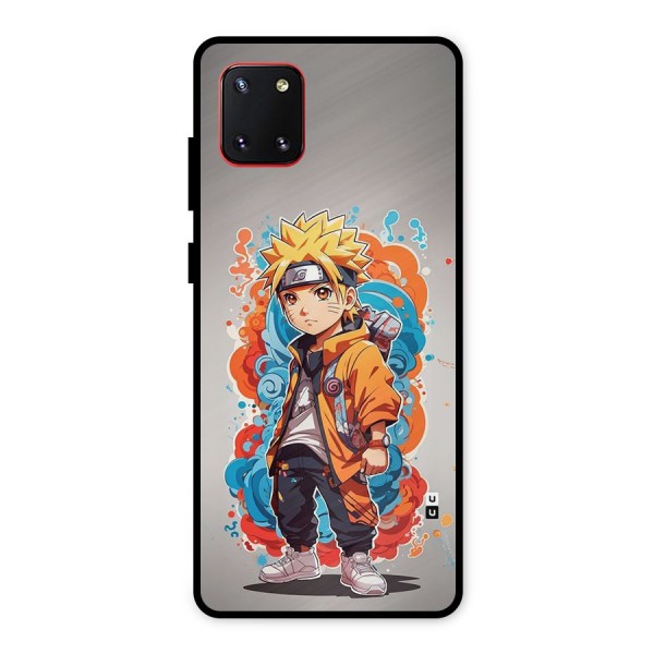 Cool Naruto Uzumaki Metal Back Case for Galaxy Note 10 Lite