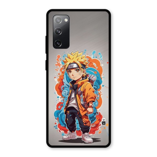 Cool Naruto Uzumaki Metal Back Case for Galaxy S20 FE 5G