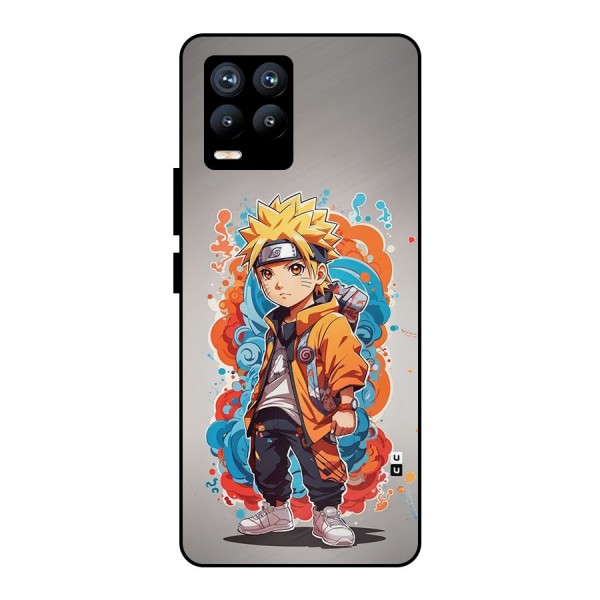 Cool Naruto Uzumaki Metal Back Case for Realme 8 Pro