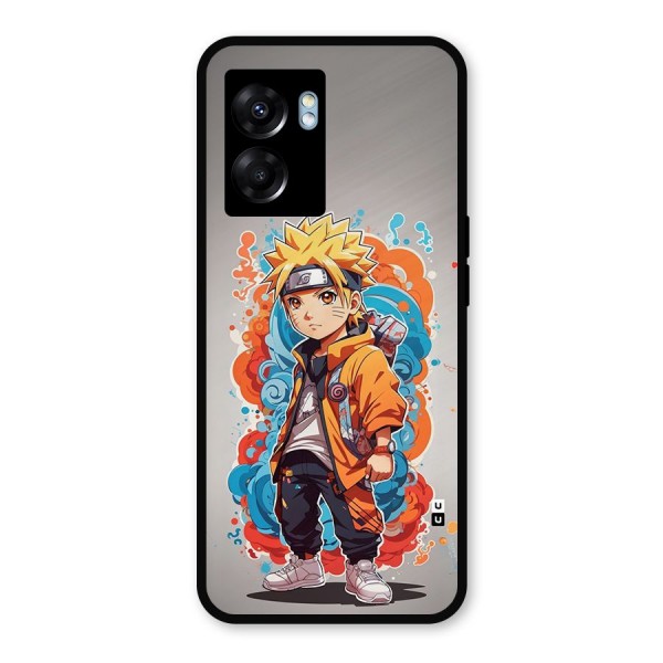 Cool Naruto Uzumaki Metal Back Case for Realme Narzo 50 5G
