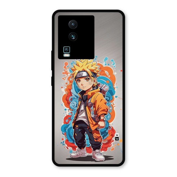 Cool Naruto Uzumaki Metal Back Case for iQOO Neo 7