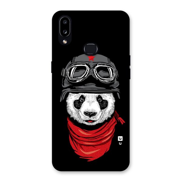Cool Panda Soldier Art Back Case for Galaxy A10s
