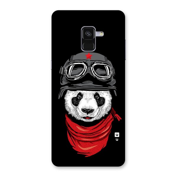 Cool Panda Soldier Art Back Case for Galaxy A8 Plus