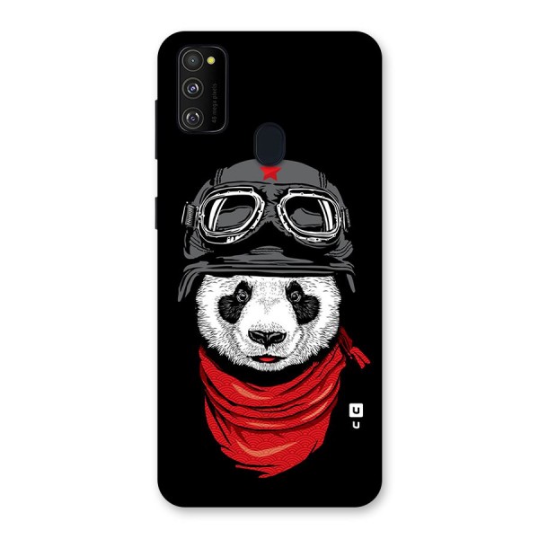 Cool Panda Soldier Art Back Case for Galaxy M21