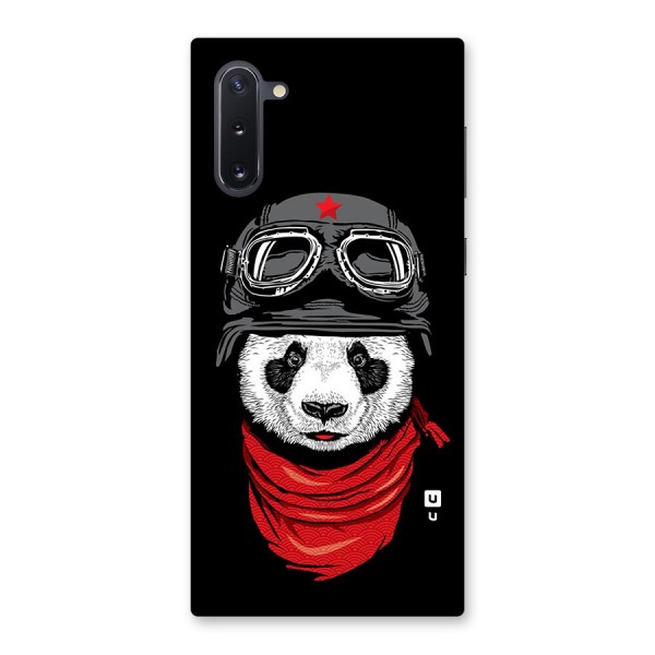 Cool Panda Soldier Art Back Case for Galaxy Note 10