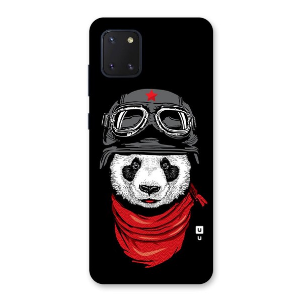 Cool Panda Soldier Art Back Case for Galaxy Note 10 Lite