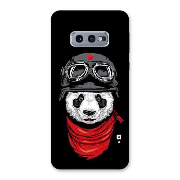 Cool Panda Soldier Art Back Case for Galaxy S10e